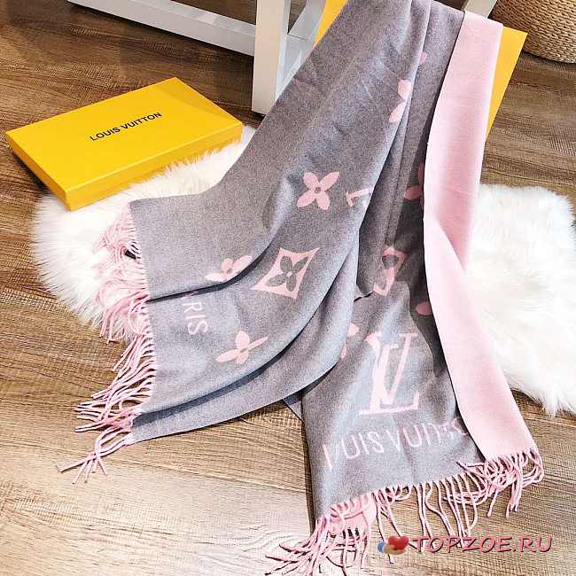 LV SCARF GREY - 1