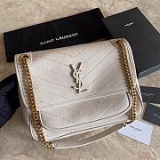 YSL NLK LAMBSKIN 498894 WHITE 22CM-28CM - 1