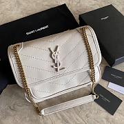 YSL NLK LAMBSKIN 498894 WHITE 22CM-28CM - 6