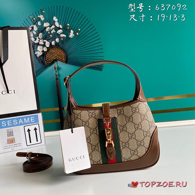 JACKIE 1961 MINI SHOULDER BAG 637092 SIZE 19 x 13 x 3 CM - 1