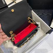 CHANEL SMALL FLAP BAG AS1490 BLACK - 5