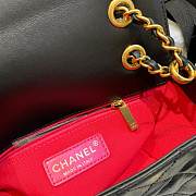 CHANEL SMALL FLAP BAG AS1490 BLACK - 6