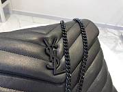 YSL LOULOU SMALL IN QUILTED “Y” LEATHER 494699 SIZE 25 x 17 x 9 CM  - 6