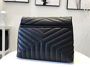 LOULOU MEDIUM IN MATELASSÉ “Y” LEATHER SIZE 32 x 22 x 12 CM - 3