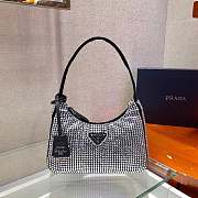 PRADA HOBO BLACK WITH DIAMOND - 1