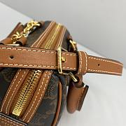 CELINE MINI BOSTON IN BROWN 60043 - 5