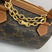 CELINE MINI BOSTON IN BROWN 60043 - 2