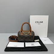 CELINE MINI BOSTON IN BROWN 60043 - 1