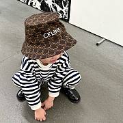 celine fisherman hat presbyopia brown / denim tie-dye - 5