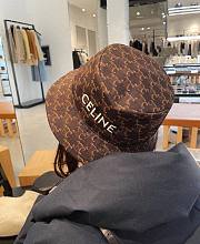 celine fisherman hat presbyopia brown / denim tie-dye - 3