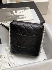 2021 EARLY SPRING NEW SERIES PEARL CHAIN BAG BLACK - 4
