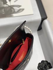 2021 EARLY SPRING NEW SERIES PEARL CHAIN BAG BLACK - 3