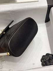 2021 EARLY SPRING NEW SERIES PEARL CHAIN BAG BLACK - 2