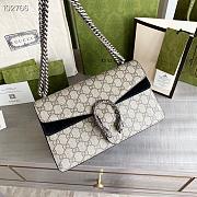 GUCCI DIONYSUS SMALL GG SHOULDER BAG BLACK SIZE28CM - 3