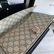 GUCCI DIONYSUS SMALL GG SHOULDER BAG BLACK SIZE28CM - 2