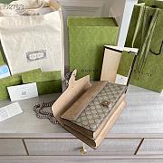 DIONYSUS SMALL GG SHOULDER BAG TAUPE 400249 SIZE 28 X 18 X 9CM - 3