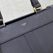 CELINE MEDIUM CABAS DE FRANCE BAG BLACK 192663_37 x 27 x 14 cm - 4