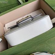 GUCCI HORSEBIT 1955 MINI BAG WHITE 658574 SIZE 20.5 X 14 X 5CM - 6