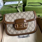 GUCCI HORSEBIT 1955 MINI BAG BROWN 658574 SIZE 20.5 X 14 X 5CM - 6