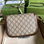 GUCCI HORSEBIT 1955 MINI BAG BROWN 658574 SIZE 20.5 X 14 X 5CM - 3