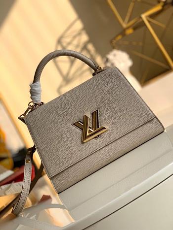 LOUIS VUITON TWIST ONE HANDLE MM GRIEGE M57092 SIZE 29 x 21 x 12 CM