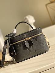 LOUIS VUITON VANITY PM BLACK M45598_19×13×11cm - 1