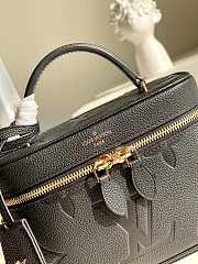 LOUIS VUITON VANITY PM BLACK M45598_19×13×11cm - 6