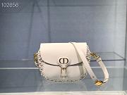 MEDIUM DIOR BOBBY BAG WHITE 9319_22 x 17 x 6cm - 6