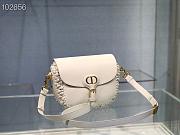 MEDIUM DIOR BOBBY BAG WHITE 9319_22 x 17 x 6cm - 5