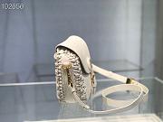 MEDIUM DIOR BOBBY BAG WHITE 9319_22 x 17 x 6cm - 4