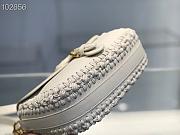 MEDIUM DIOR BOBBY BAG WHITE 9319_22 x 17 x 6cm - 2