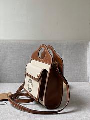 Burberry Mini Logo Pocket Bag Natural/Tan 80280621 Size 23 cm - 3