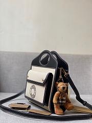 Burberry Mini Logo Pocket Bag Natural/Black 80280581 Size 23 cm - 5