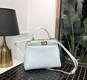 FENDI PEEKABOO ICONIC MINI WHITE 8BN244_23 x 18 x 11 cm - 2