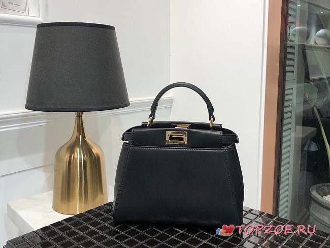 FENDI PEEKABOO ICONIC MINI BLACK 8BN244_23 x 18 x 11 cm - 1