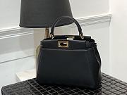 FENDI PEEKABOO ICONIC MINI BLACK 8BN244_23 x 18 x 11 cm - 4