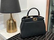 FENDI PEEKABOO ICONIC MINI BLACK 8BN244_23 x 18 x 11 cm - 5