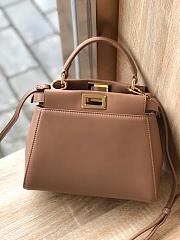FENDI PEEKABOO ICONIC MINI BROWN 8BN244 SIZE 23 x 18 x 11 cm - 3