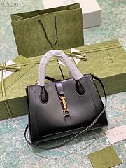 GUCCI JACKIE 1961 MEDIUM TOTE BAG BLACK 649016 SIZE 30×24×12CM - 1