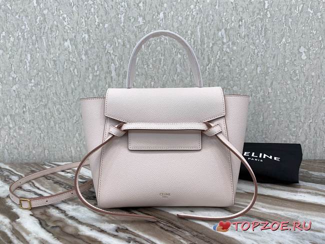 celine belt bag pale pink