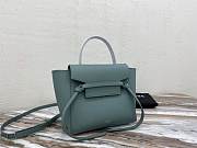 CELINE NANO BELT BAG TEAL BLUE 189003 SIZE 20 x 20 x 10 CM - 3