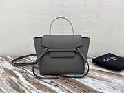 CELINE NANO BELT BAG GREY 189003 SIZE 20 x 20 x 10 CM - 1