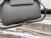CELINE NANO BELT BAG GREY 189003 SIZE 20 x 20 x 10 CM - 2