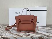 CELINE NANO BELT BAG LYCHEE 189003 SIZE 20 x 20 x 10 CM - 1
