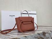 CELINE NANO BELT BAG LYCHEE 189003 SIZE 20 x 20 x 10 CM - 5