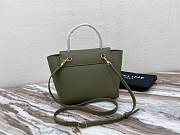 CELINE NANO BELT BAG ARMY GREEN 189003 SIZE 20 x 20 x 10 CM - 6