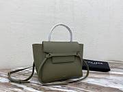 CELINE NANO BELT BAG ARMY GREEN 189003 SIZE 20 x 20 x 10 CM - 5