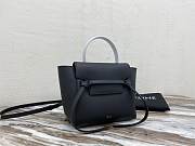 CELINE NANO BELT BAG BLACK 189003 SIZE 20 x 20 x 10 CM - 5