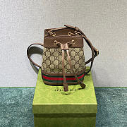 GUCCI OPHIDIA MINI GG BUCKET BAG 550620 SIZE 18.5 X 15 X 9 CM - 1