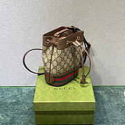 GUCCI OPHIDIA MINI GG BUCKET BAG 550620 SIZE 18.5 X 15 X 9 CM - 2